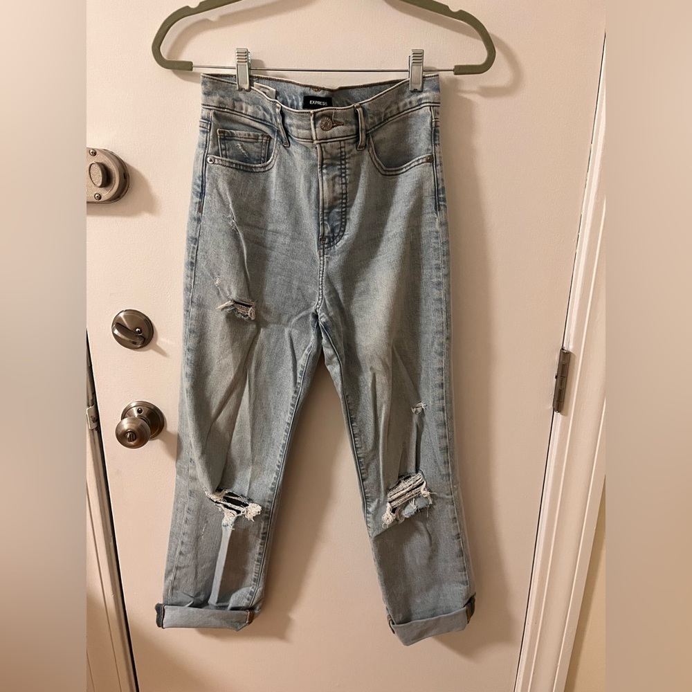 Express high waisted distressed Jeans
